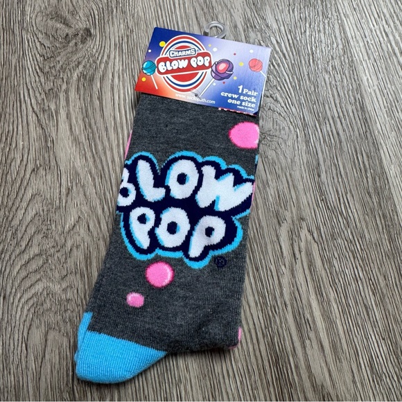 Other - Charms Blow Pop Crew Socks Size 9-13 NWT